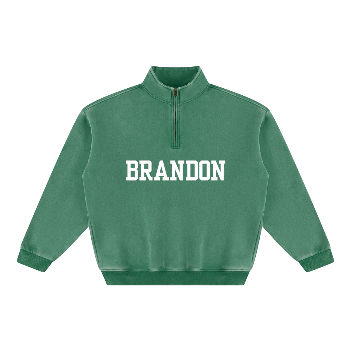 CITY vintage wash fleece sweatshirt