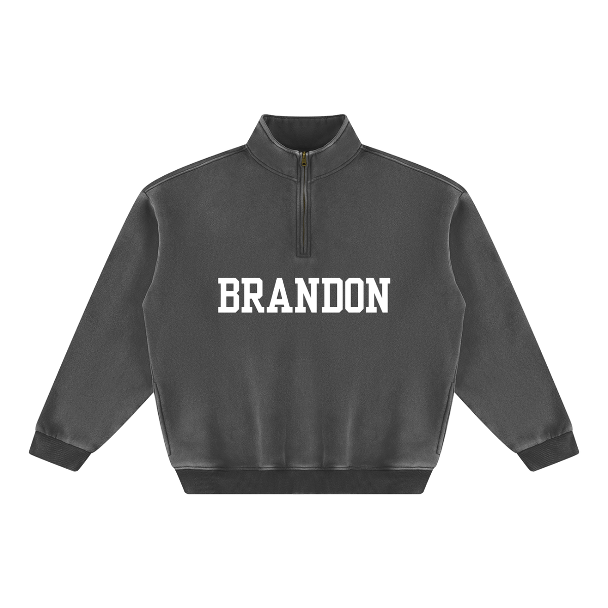 CITY vintage wash fleece sweatshirt