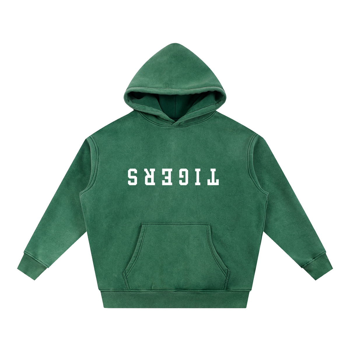 DOGS snow wash fleece oversize hoodie