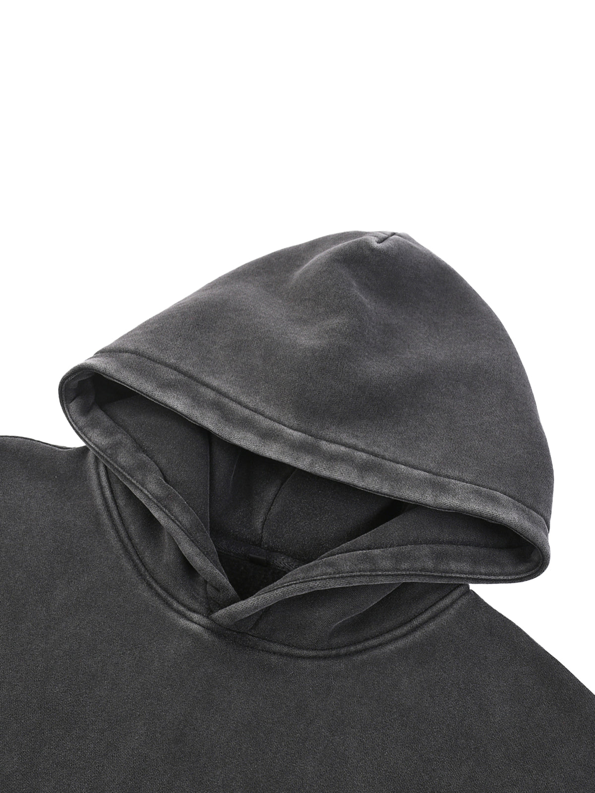 DOGS snow wash fleece oversize hoodie