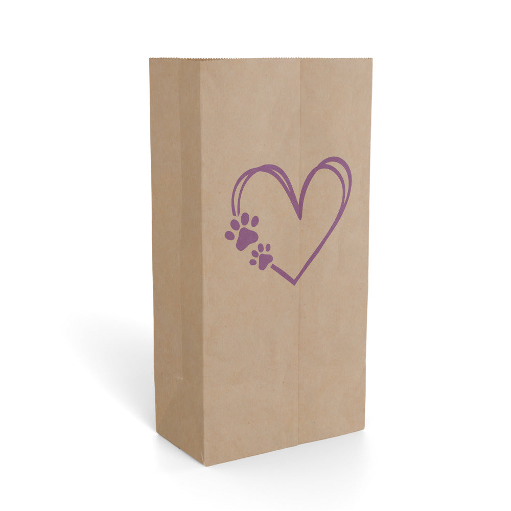 PAW PRINT paper gift bag