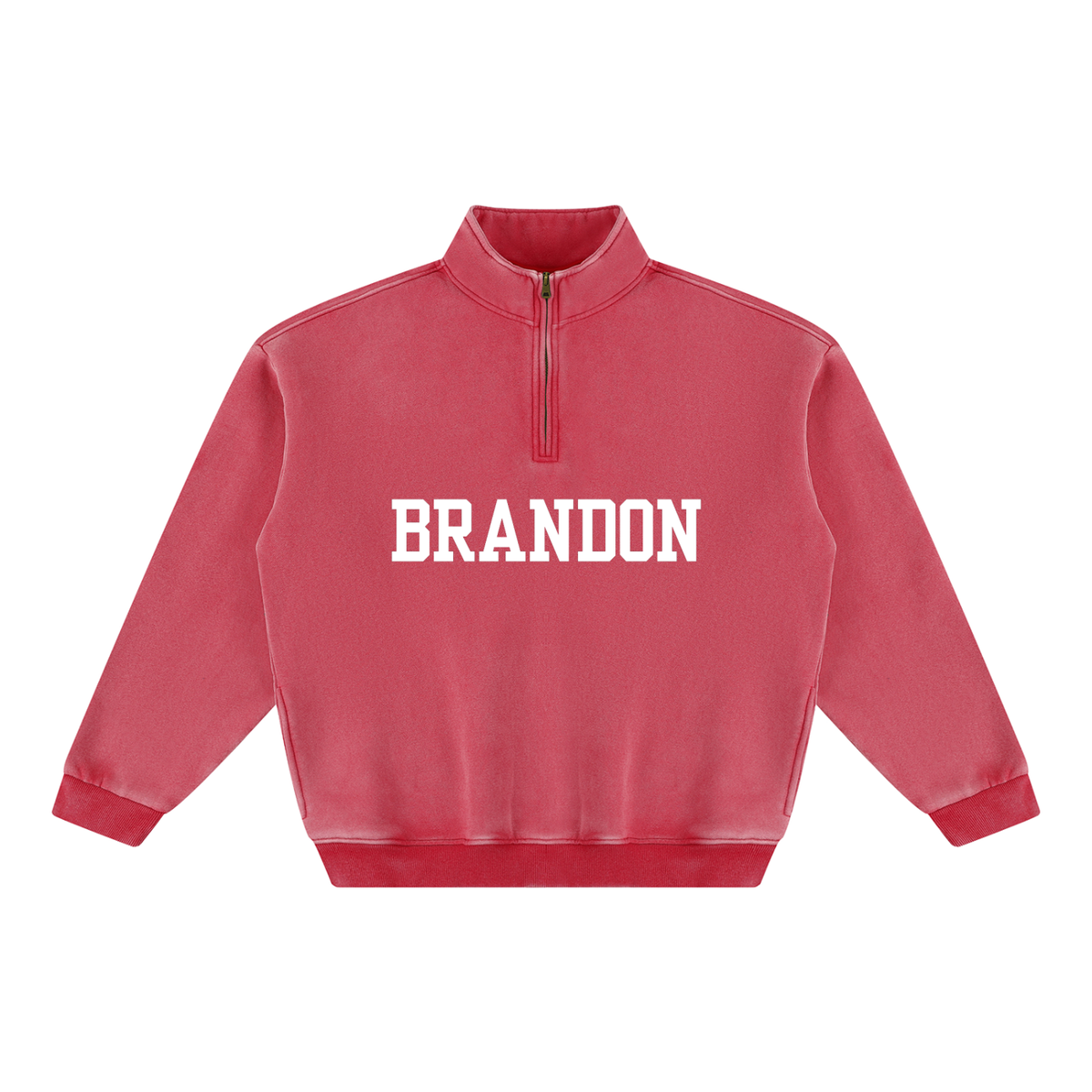 CITY vintage wash fleece sweatshirt