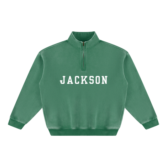 CITY vintage wash fleece sweatshirt