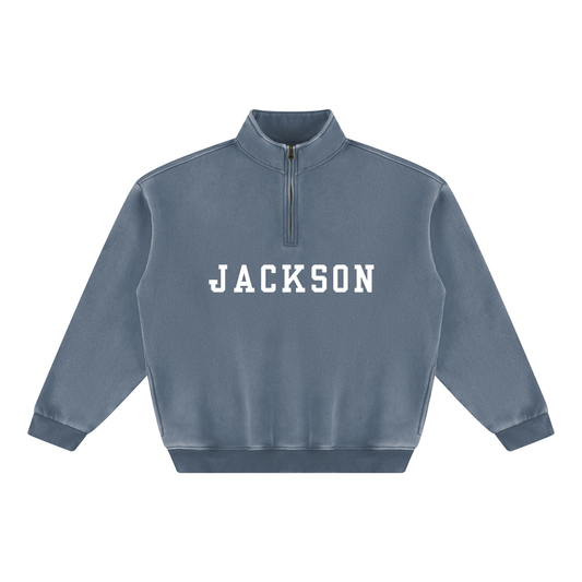 CITY vintage wash fleece sweatshirt