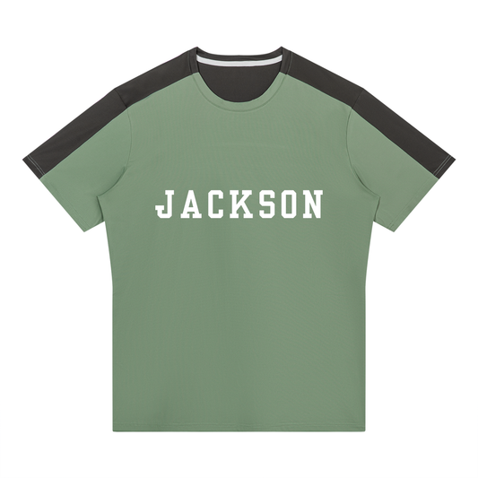 JACKSON men's color block performance t-shirt