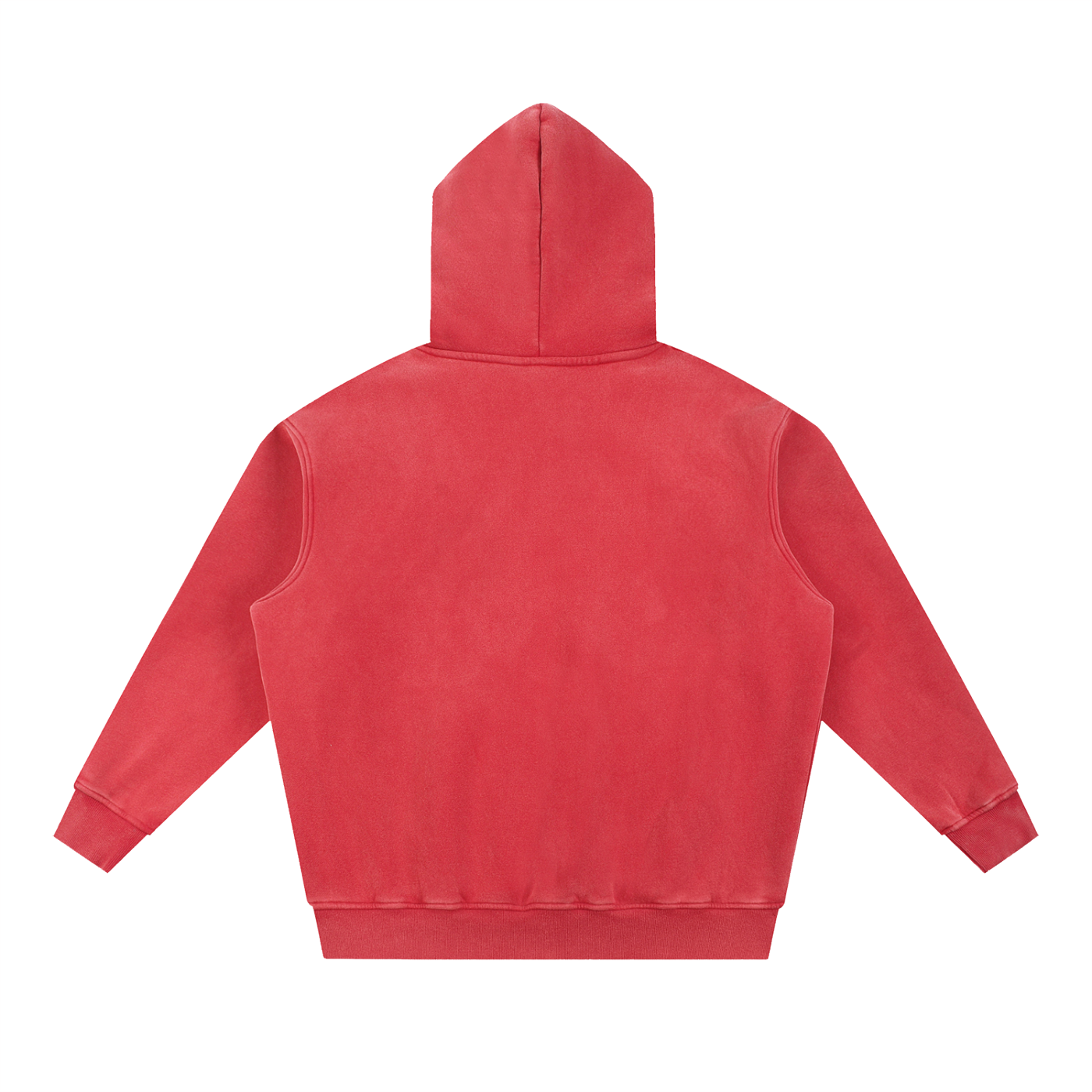 DOGS snow wash fleece oversize hoodie