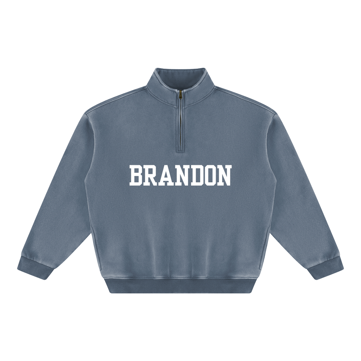 CITY vintage wash fleece sweatshirt