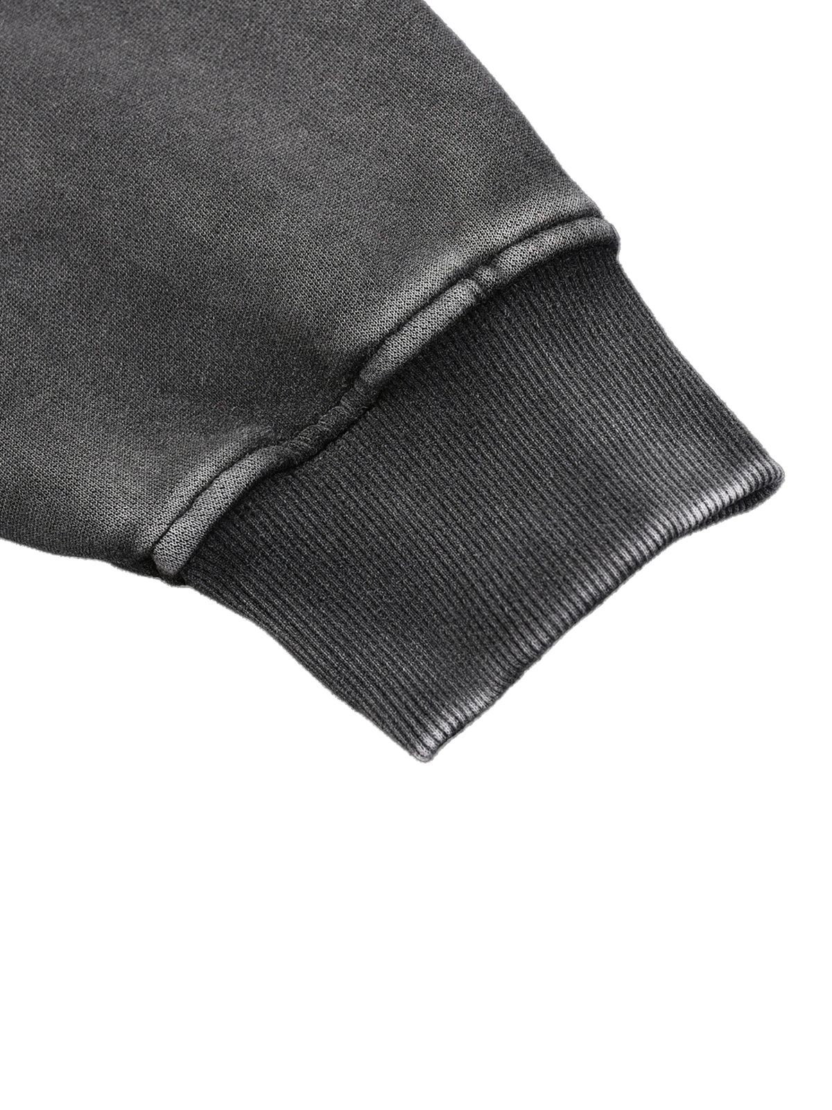 DOGS snow wash fleece oversize hoodie